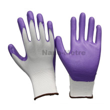 NMSAFETY Cheap synthetic foam latex hand gloves EN388 4121